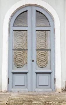 Old door arch type Stock Photos