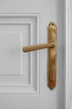 Old door handle Stock Photos