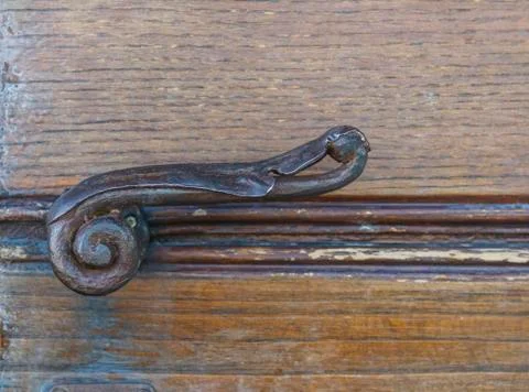 Old door handle Stock Photos