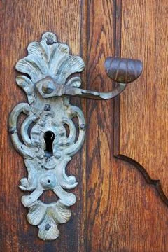 Old door handle Photos