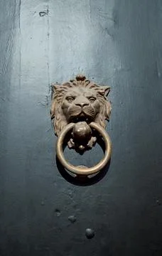 Old  door handle Stock Photos