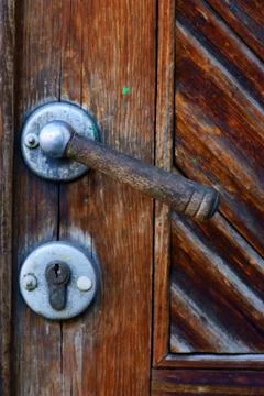 Old door knob Foto stock