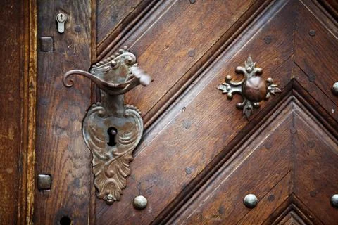 Old door knob Foto stock