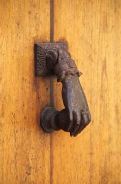 Old door knocker Stock Photos