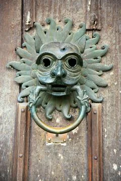 Old door knocker Stock Photos