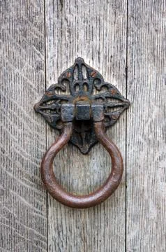 Old door knocker Stock Photos