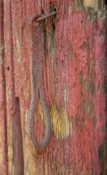 Old door latch Stock Photos