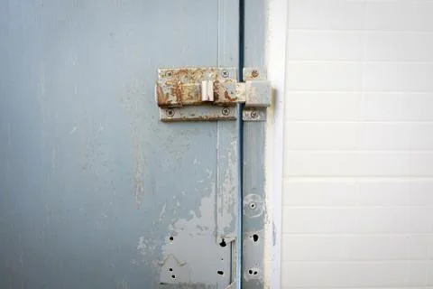 Old door lock Stock Photos