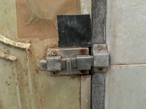 Old door lock Stock Photos