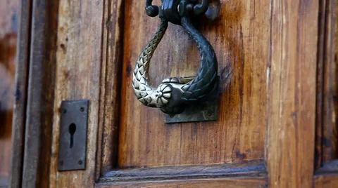 Old door opens Stock Footage 36160640