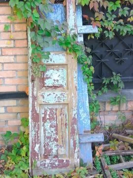 Old door 스톡 사진