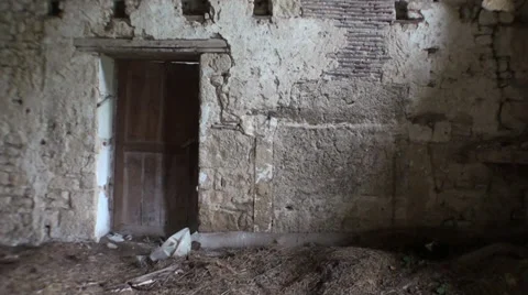 Old Door Slamming Stock Footage 28371024