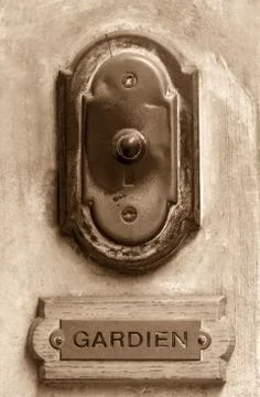 Old doorbell Stock-Fotos
