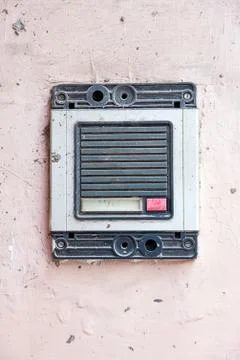 Old doorphone Stock Photos