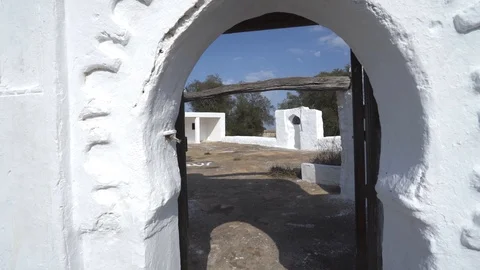 Old doorway Stock Footage 122150691