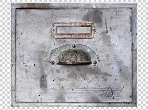 Old drawer isolated on background Stock Photos