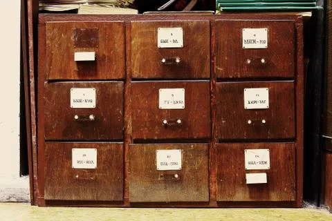 Old drawers Stock Photos