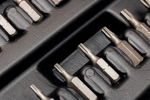 Old drill close up, background or texture Stock Photos