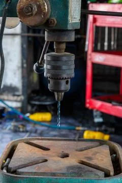 Old drill machine Stock Photos