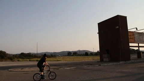 Old drive in theatre Stock Footage 101818134