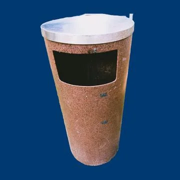 Old dustbin Stock Photos