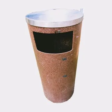 Old dustbin Stock Photos