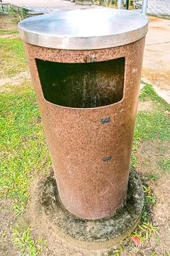 Old dustbin Stock Photos