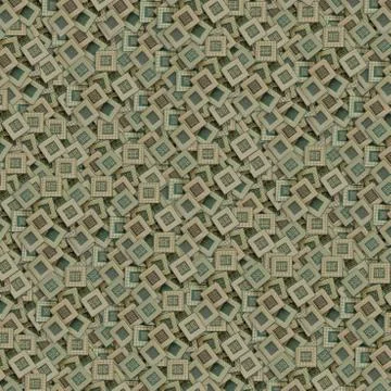 Old dusty chips Stock Photos