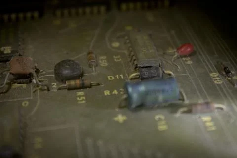 Old Dusty PCBA Stock Photos