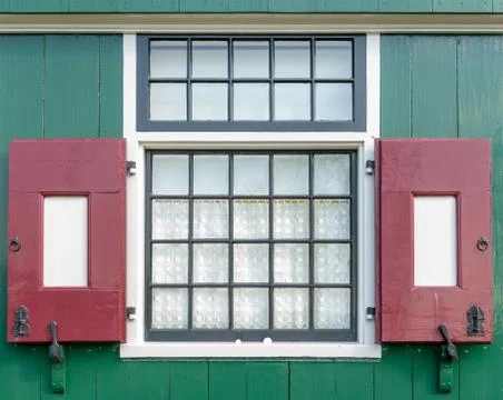 Old dutch window Foto stock