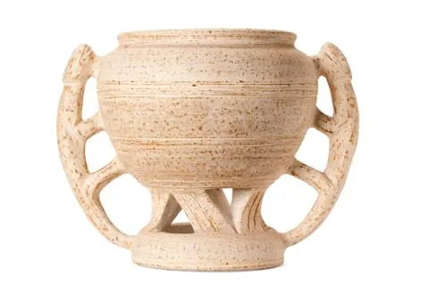 Old earthenware jugs Stock Photos