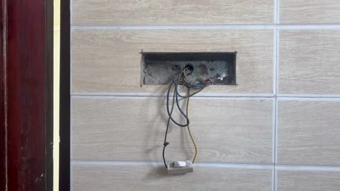 Old electric board 스톡 동영상 282170520