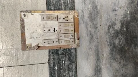 Old electronic board Stock Photos