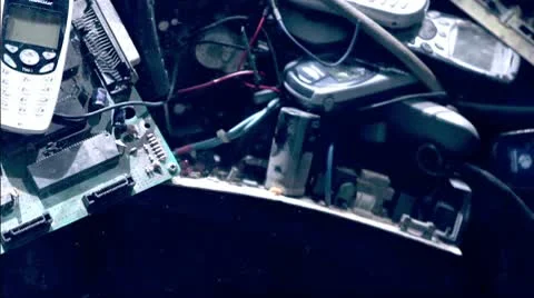 Old Electronic Junk 動画素材 10699538