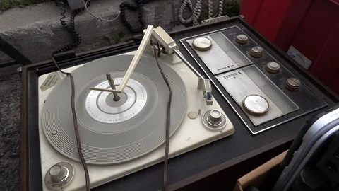 Old electronics waste for recycling at garbage dump Video stock 123935740