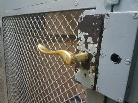 Old elevator door 写真素材