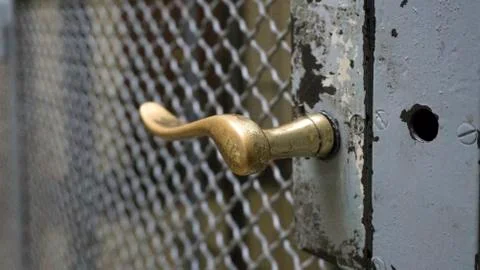 Old elevator door 写真素材