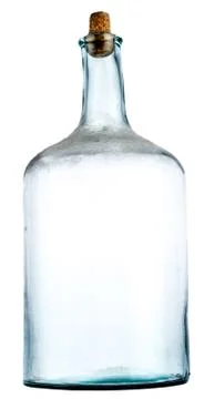 Old empty bottle with dust Stock Photos