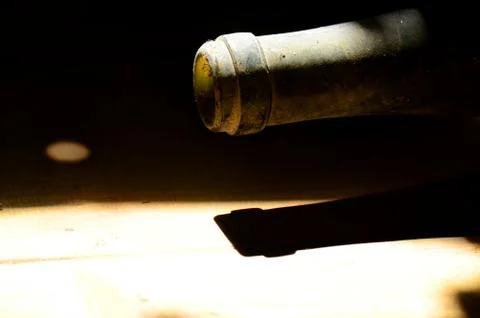 Old empty bottle Stock Photos