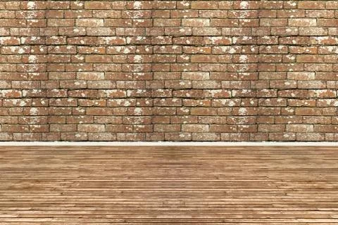 Old empty room Stock Illustration