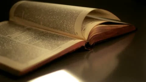 Old encyclopedia 1 Stock Footage 21891889