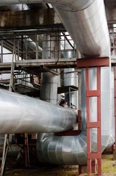 Old energy facility. Foto stock