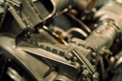 Old engine close Stock Photos