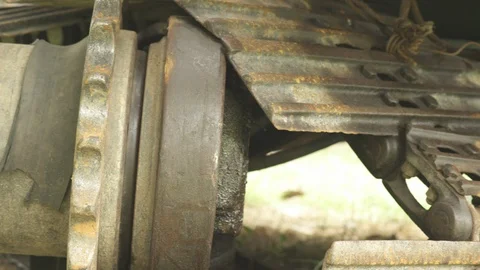 Old engine machine Stock Footage 94446489