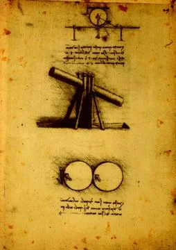 Old engineerin​g drawing Stock Photos
