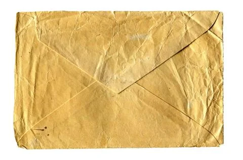 Old Envelope isolated Foto stock