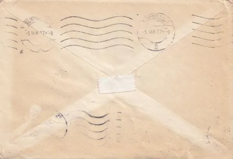 Old envelope Foto stock