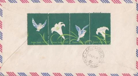 Old envelope Stock Photos