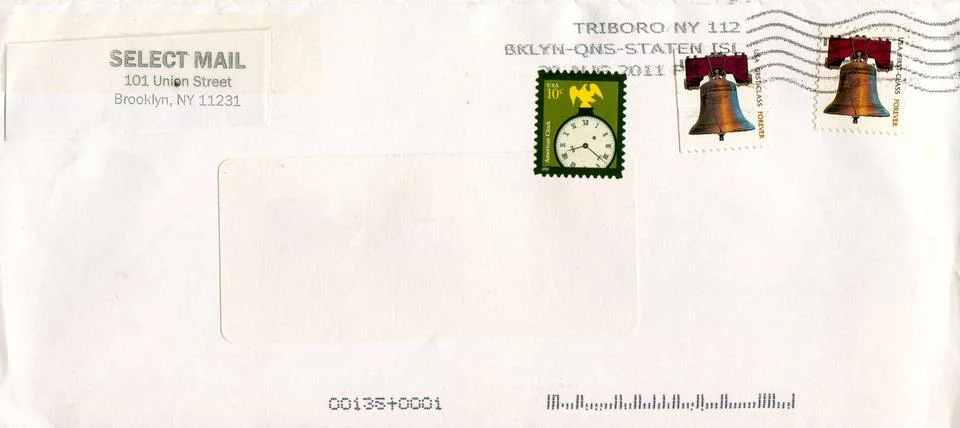 The old envelope. Stock-Fotos