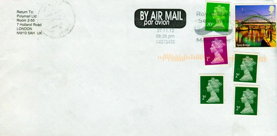 The old envelope. Stock-Fotos